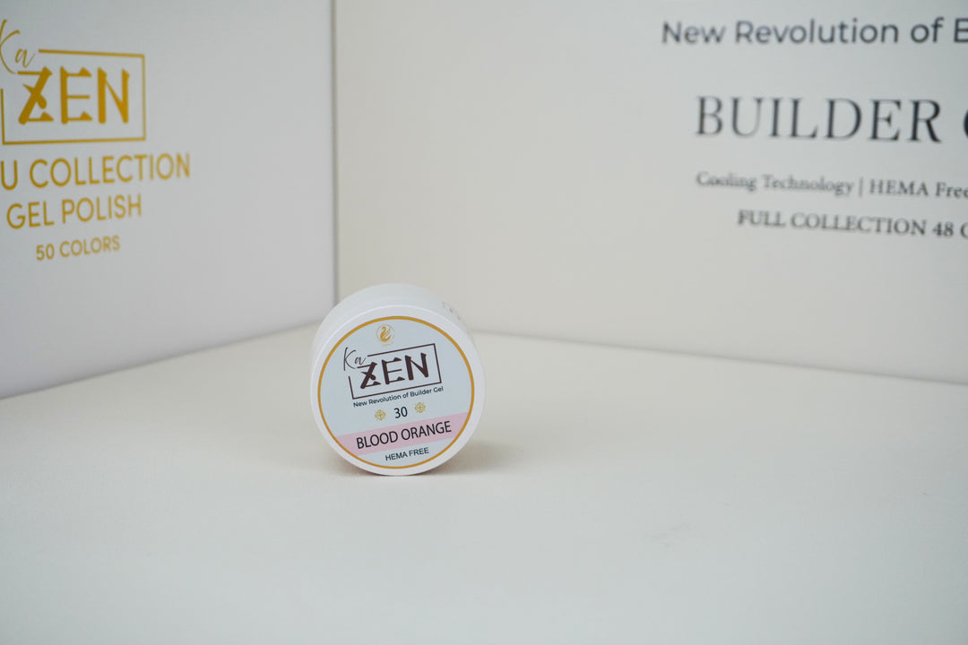KaZEN Builder Gel – Cream Edition – Shade 30 Blood Orange
