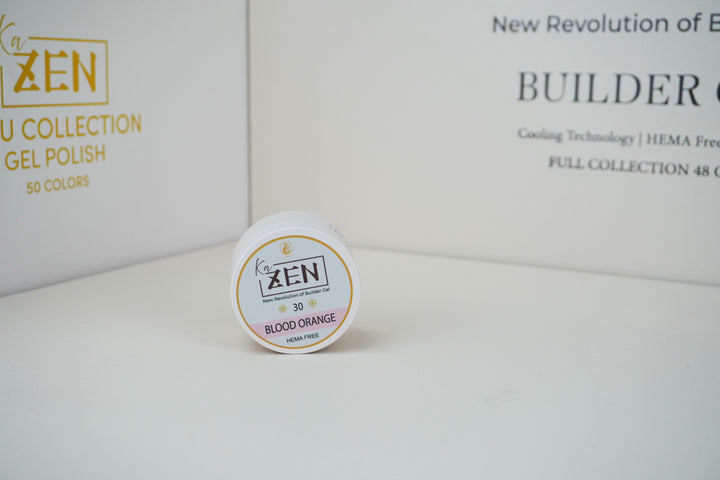 KaZEN Builder Gel – Cream Edition – Shade 30 Blood Orange