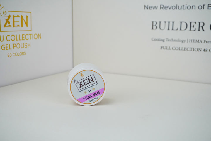 KaZEN Builder Gel – Cream Edition – Shade 31 Plum wine