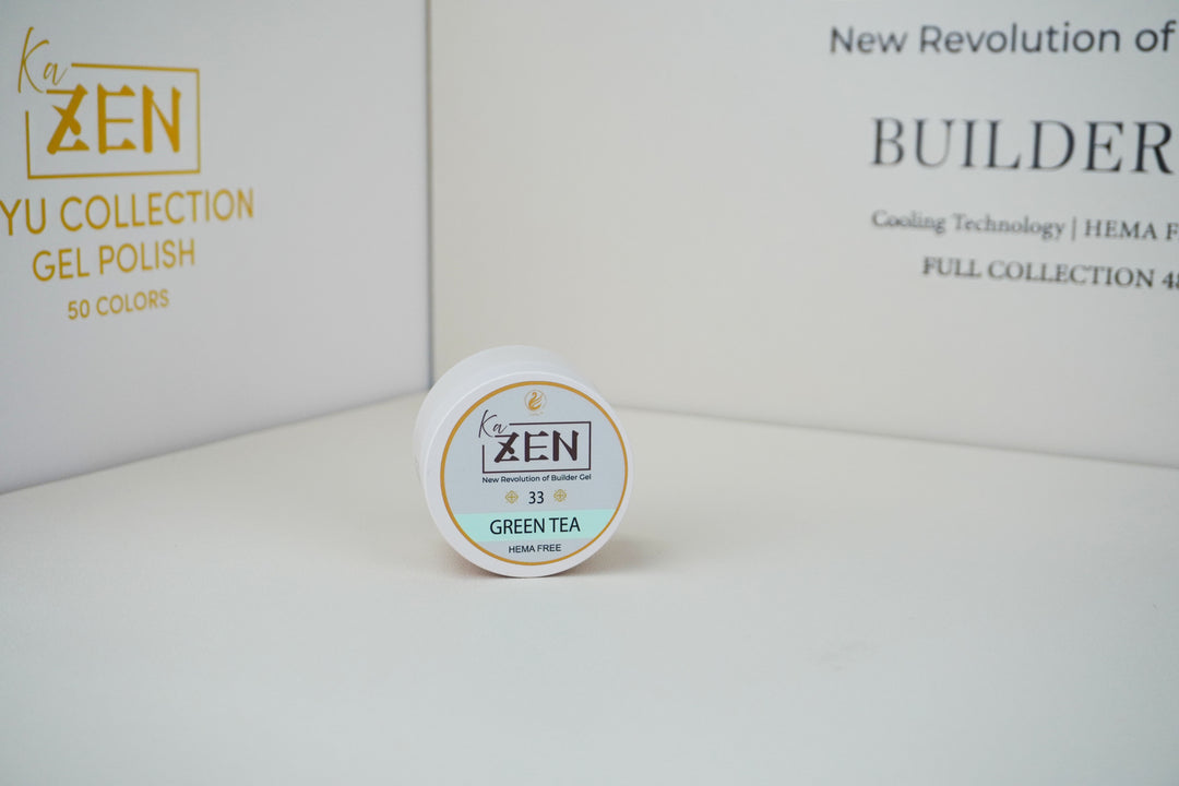 KaZEN Builder Gel – Cream Edition – Shade 33 Green tea