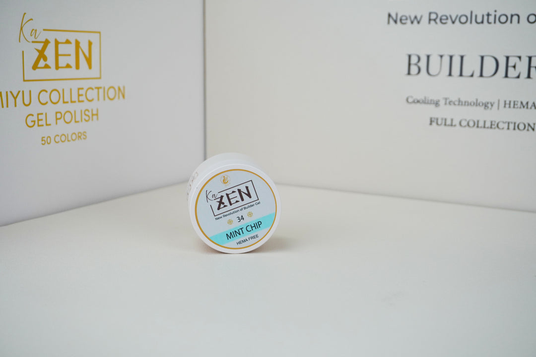 KaZEN Builder Gel – Cream Edition – Shade 34 Mint Chip