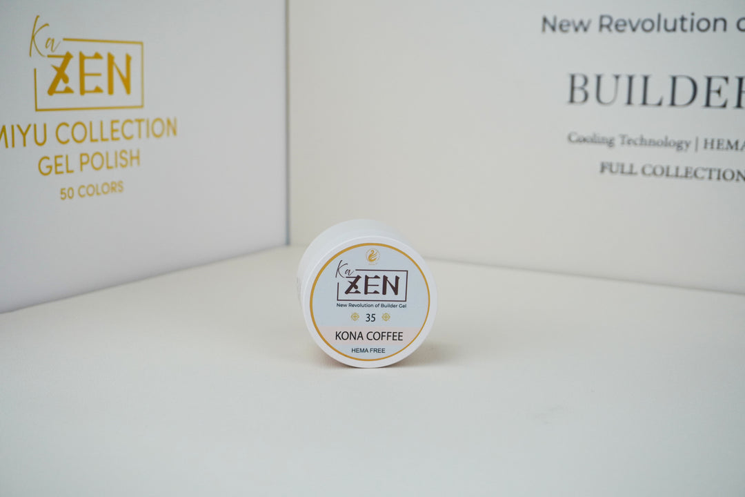 KaZEN Builder Gel – Cream Edition – Shade 35 Koba Coffee