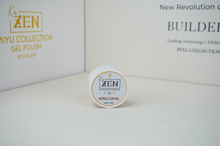 KaZEN Builder Gel – Cream Edition – Shade 35 Koba Coffee