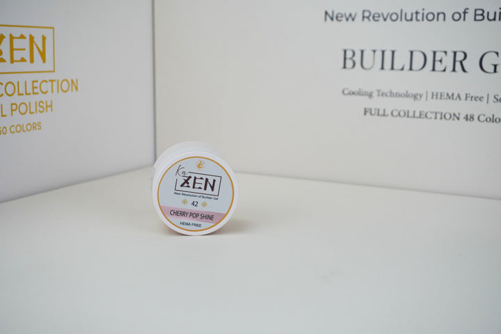 KaZEN Builder Gel – Cream Edition – Shade 42 Cherry Pop Shine