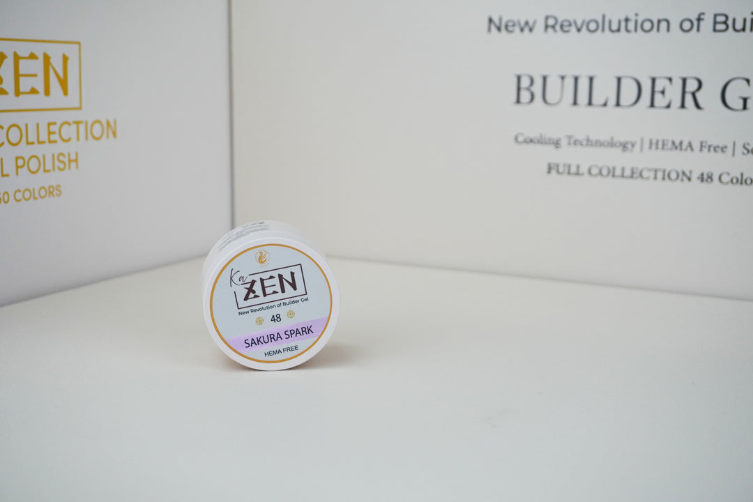 KaZEN Builder Gel – Cream Edition – Shade 48 Sakura Spark