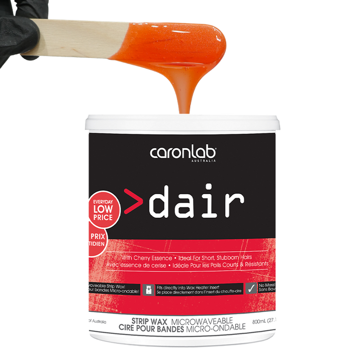 CARON DAIR Strip Wax with Mica – 800g | Professional Mango Wax for Smooth, Radiant Skin