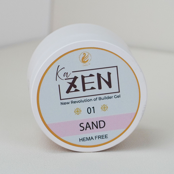 KaZEN Builder Gel – Cream Edition – Shade 01 Sand