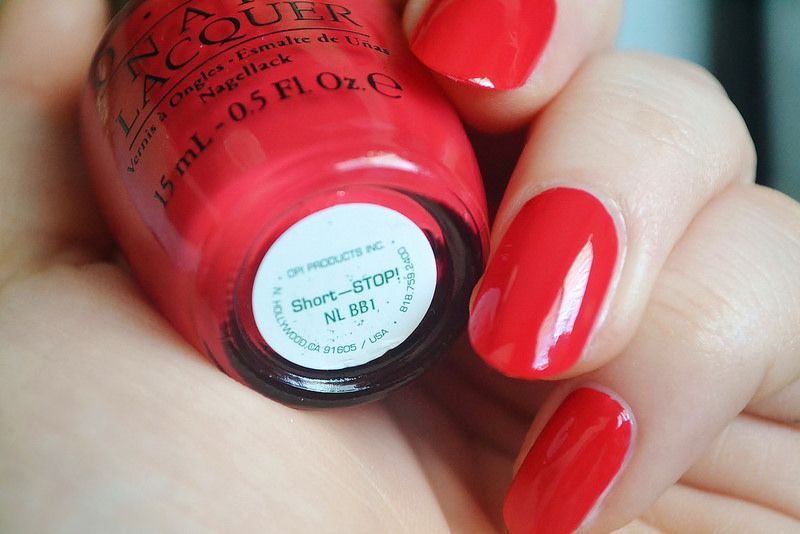 OPI Nail Polish Lacquer NL BB1 SHORT-STOP! 15ml