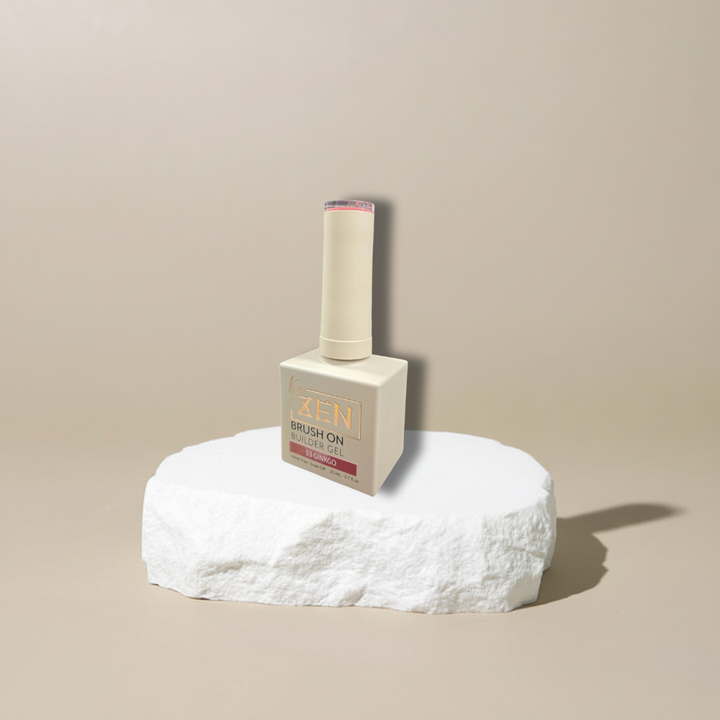 ZEN Brush On Builder Gel (53) - 20mL | HEMA-Free & Soak-Off Builder in a Bottle