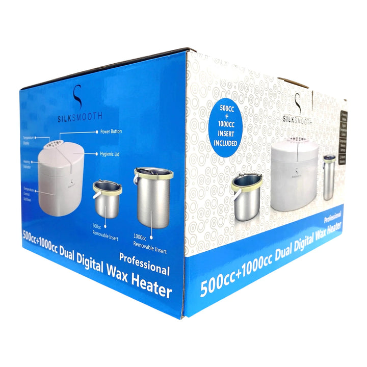 SilkSmooth Twin Wax Heater Digital 500cc + 1000cc