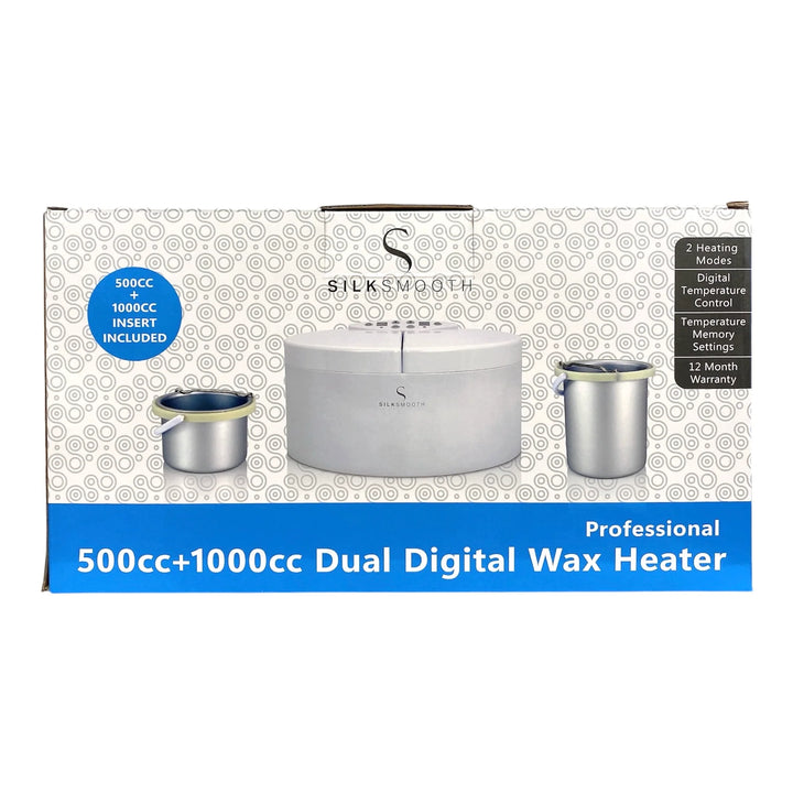 SilkSmooth Twin Wax Heater Digital 500cc + 1000cc