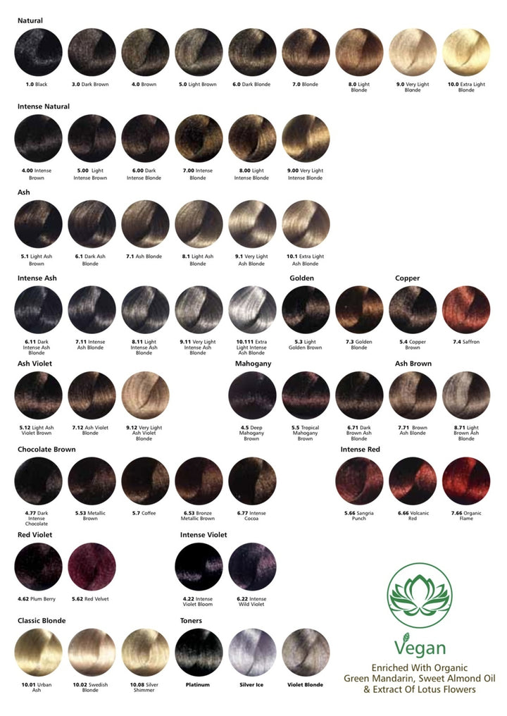 Hi Lift True Eco Colour Ammonia & PPD Free Professional Permanent Hair Colour