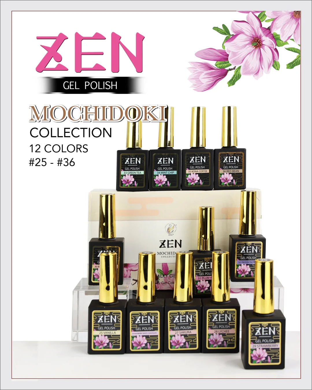 ZEN | Milky Gel Polish Sakura Glimmer Collection #37 Blossom Breeze