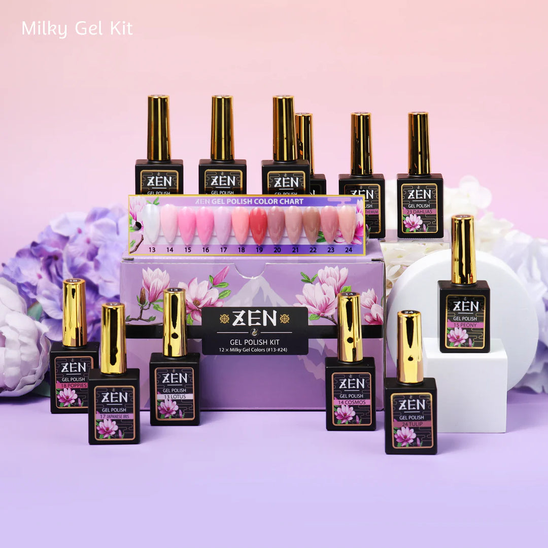 ZEN | Milky Gel Polish Winter Garden Collection #24 Tulip