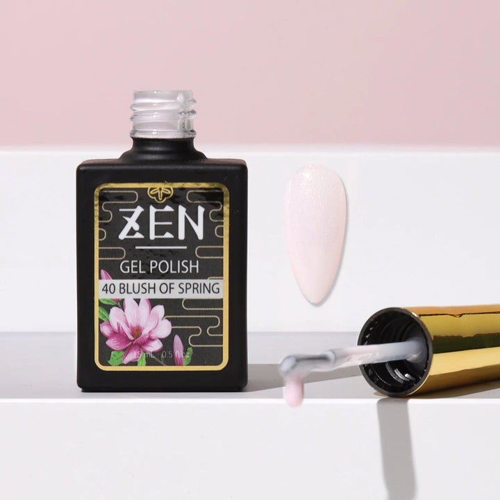 ZEN | Milky Gel Polish Sakura Glimmer Collection #40 Blush of Spring