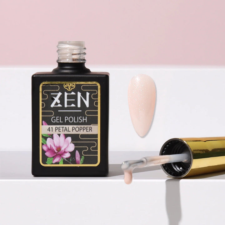 ZEN | Milky Gel Polish Sakura Glimmer Collection #41 Petal Popper
