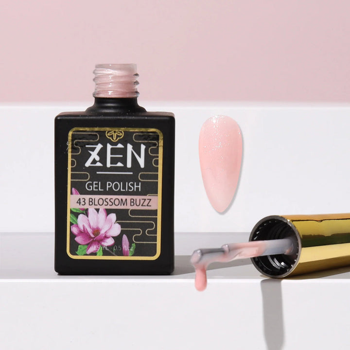 ZEN | Milky Gel Polish Sakura Glimmer Collection #43 Blossom Buzz