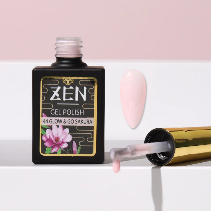ZEN | Milky Gel Polish Sakura Glimmer Collection #44 Glow & Go Sakura