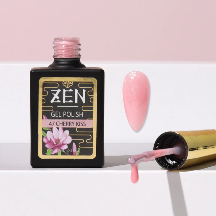 ZEN | Milky Gel Polish Sakura Glimmer Collection #47 Cherry Kiss