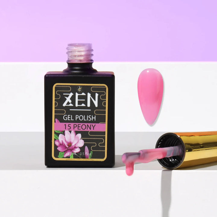 ZEN | Milky Gel Polish Winter Garden Collection #15 Peony