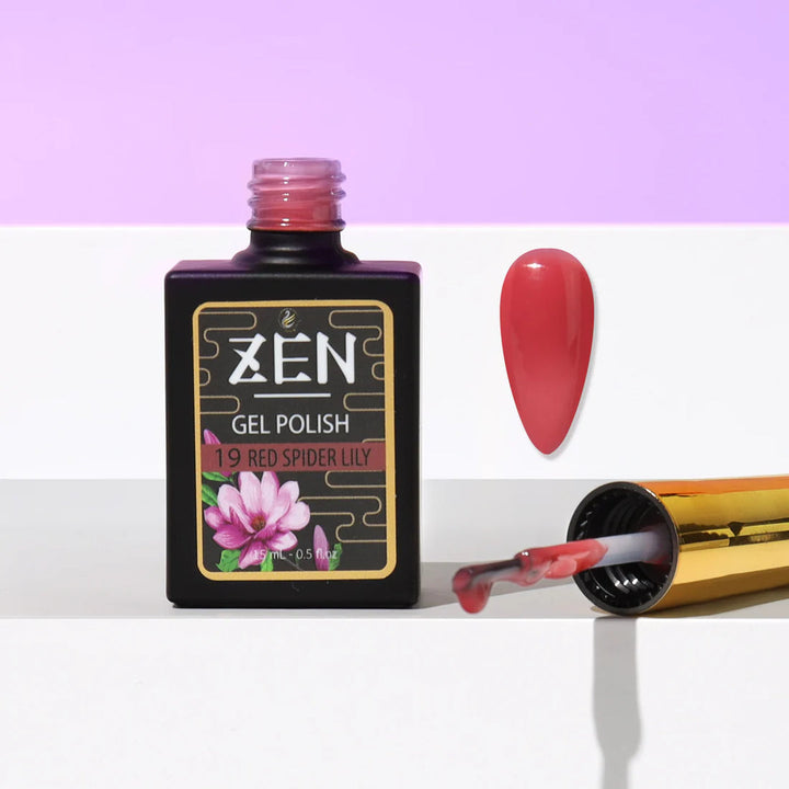 ZEN | Milky Gel Polish Winter Garden Collection #19 Red Spider Lily