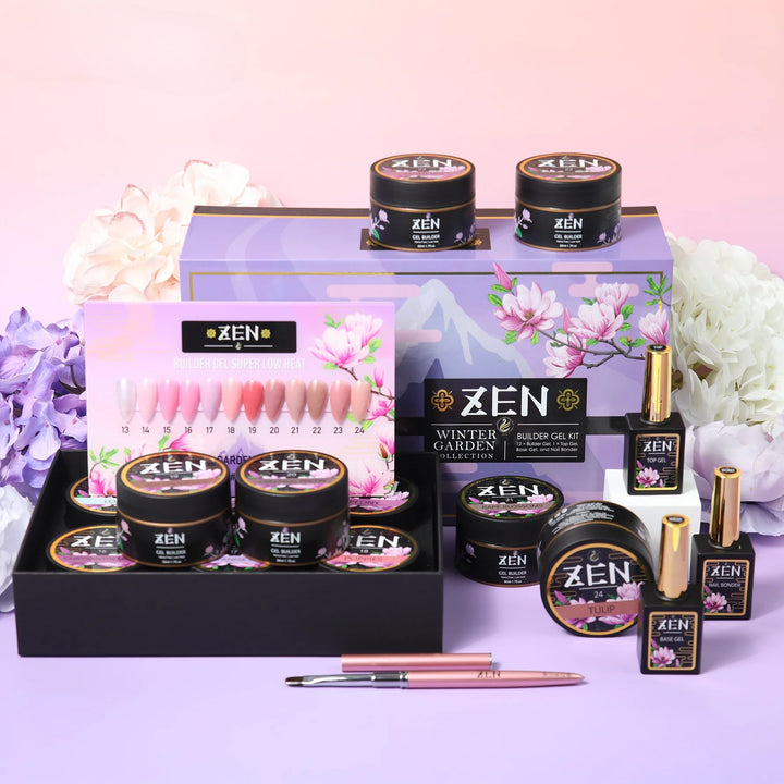 Zen Builder Gel In Jar – Winter Garden Collection | Nail Sculpting Gel for Extensions & Overlays