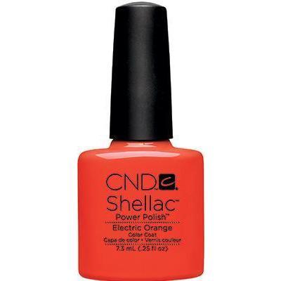CND Shellac Power Polish - Electric Orange 7.3ml (0.25oz)