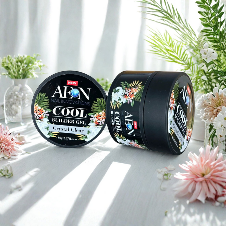AEON JAR Cool Builder Gel (#1 Crystal Clear) | HEMA-Free & No Heat Spike Formula