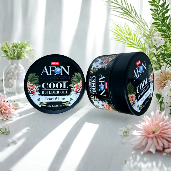 AEON JAR Cool Builder Gel (#2 Pearl White) | HEMA-Free & No Heat Spike Formula