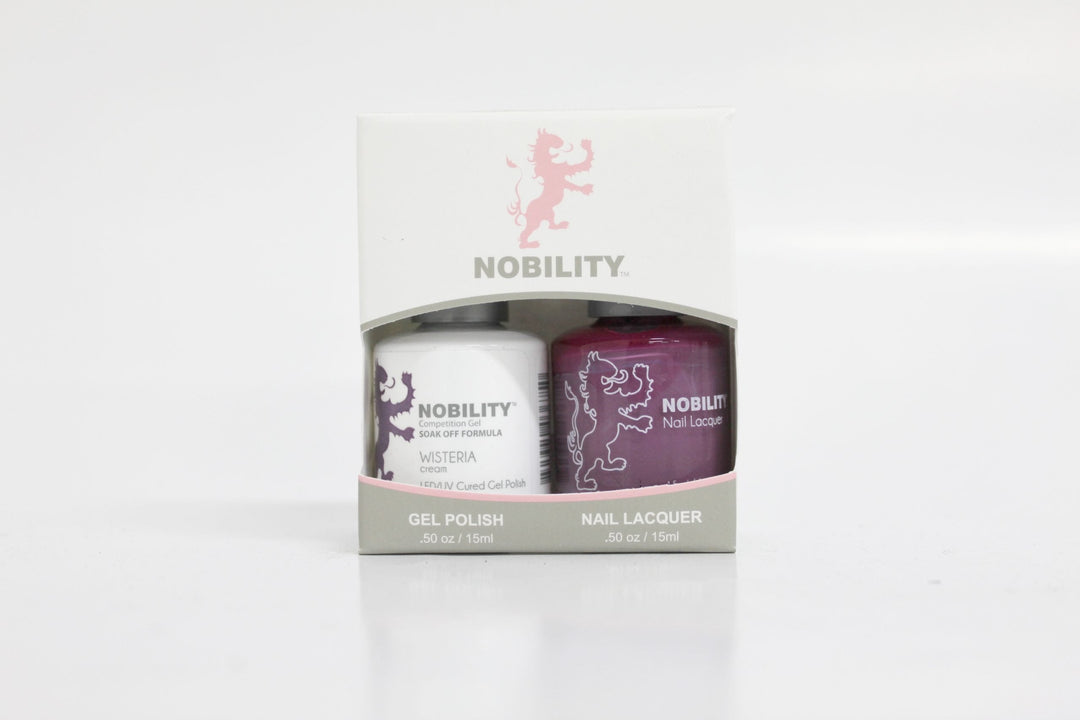LeChat Nobility Dual Set Gel Nail Polish & Nail Lacquer NBCS136 Wisteria