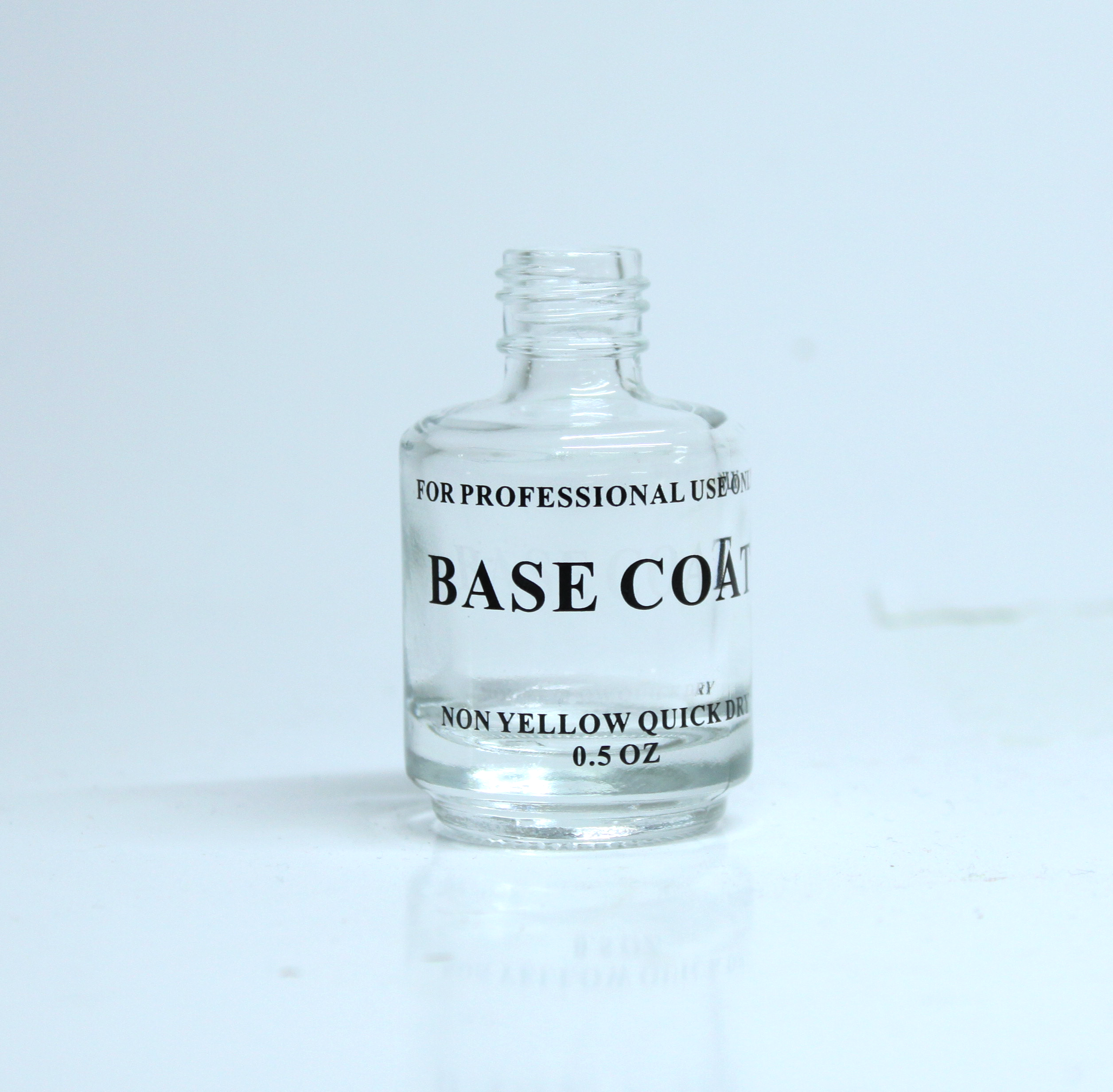 Nail Polish Base Coat Empty Glass Bottle 15ml – Luminous Beauty Supply