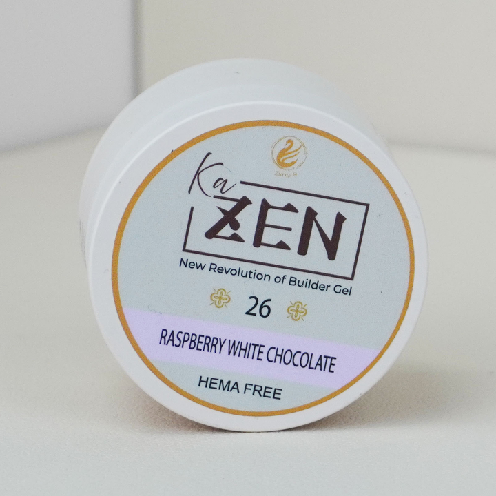 KaZEN Builder Gel – Cream Edition – Shade 26 Raspberry White Chocolate