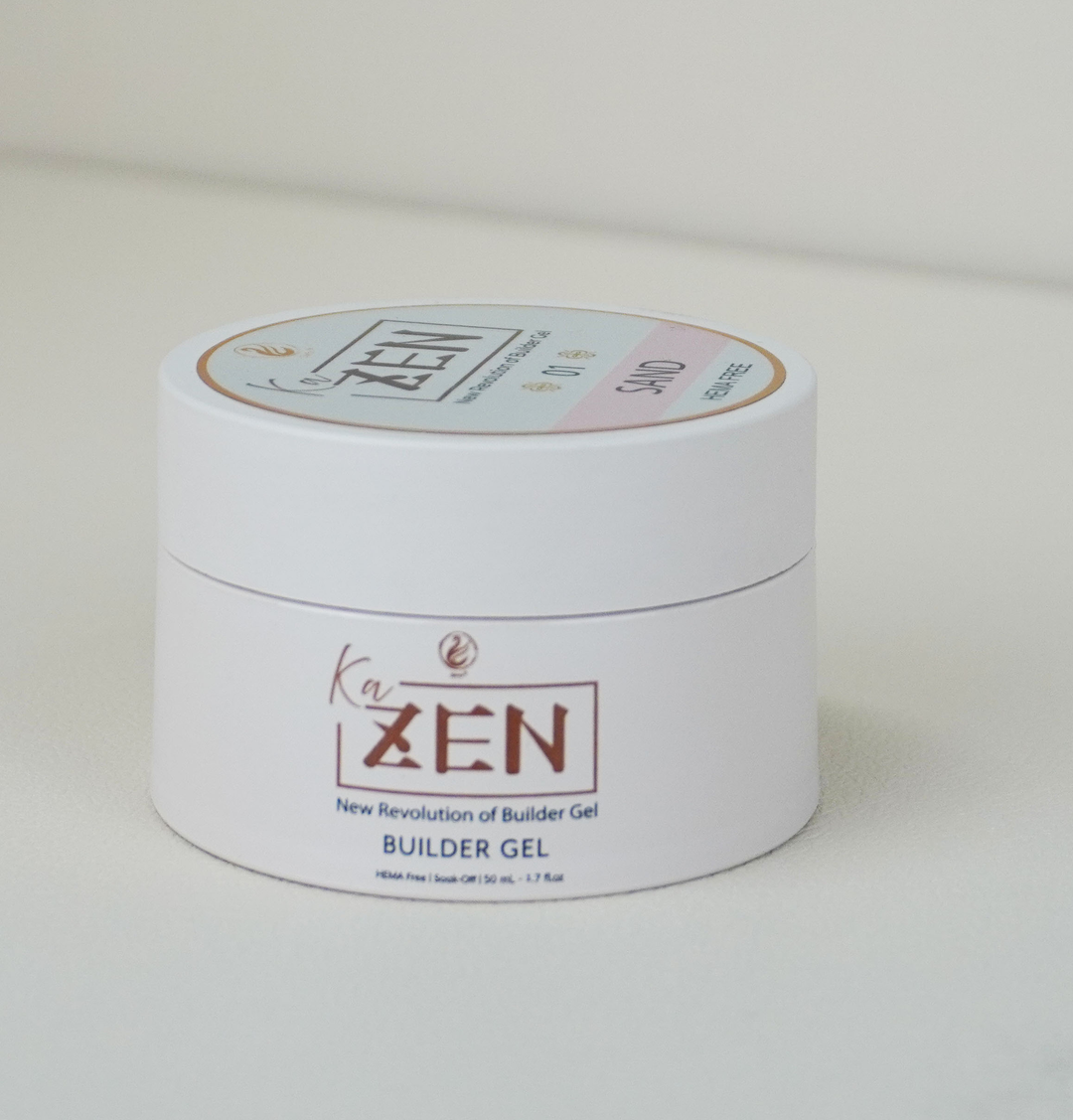 KaZEN Builder Gel – Cream Edition – Shade 01 Sand