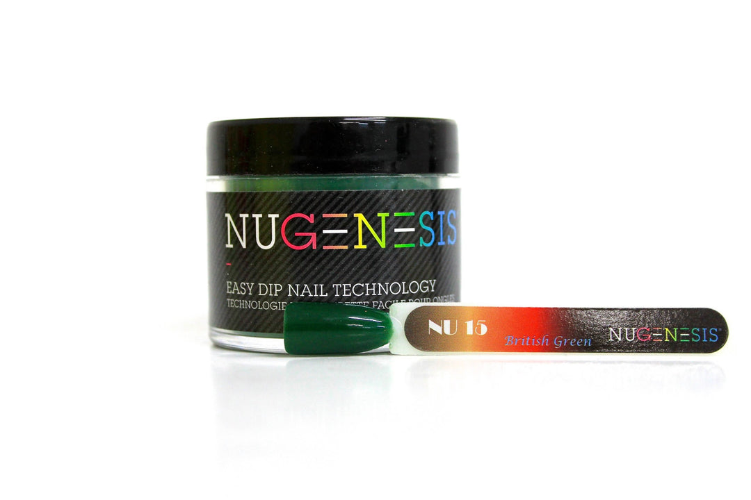 NUGENESIS Dipping Powder - NU15 British Green 2oz