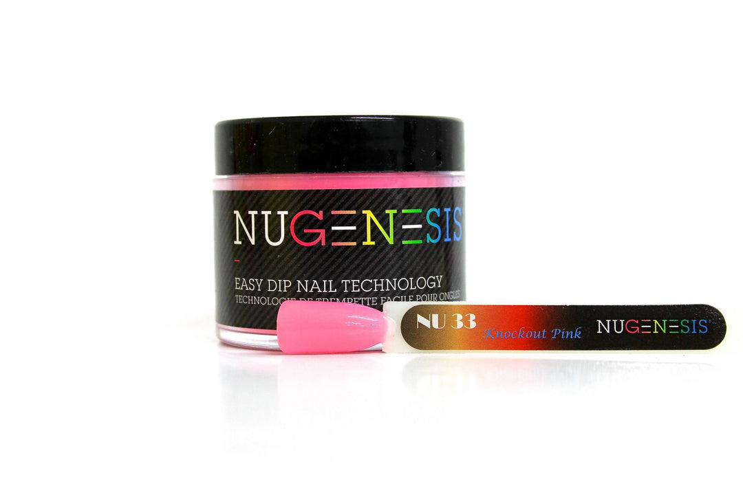 NUGENESIS Dipping Powder - NU33 Knockout Pink 2oz
