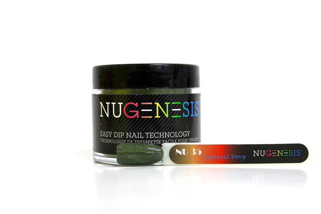NUGENESIS Dipping Powder - NU35 Emerald Envy 2oz