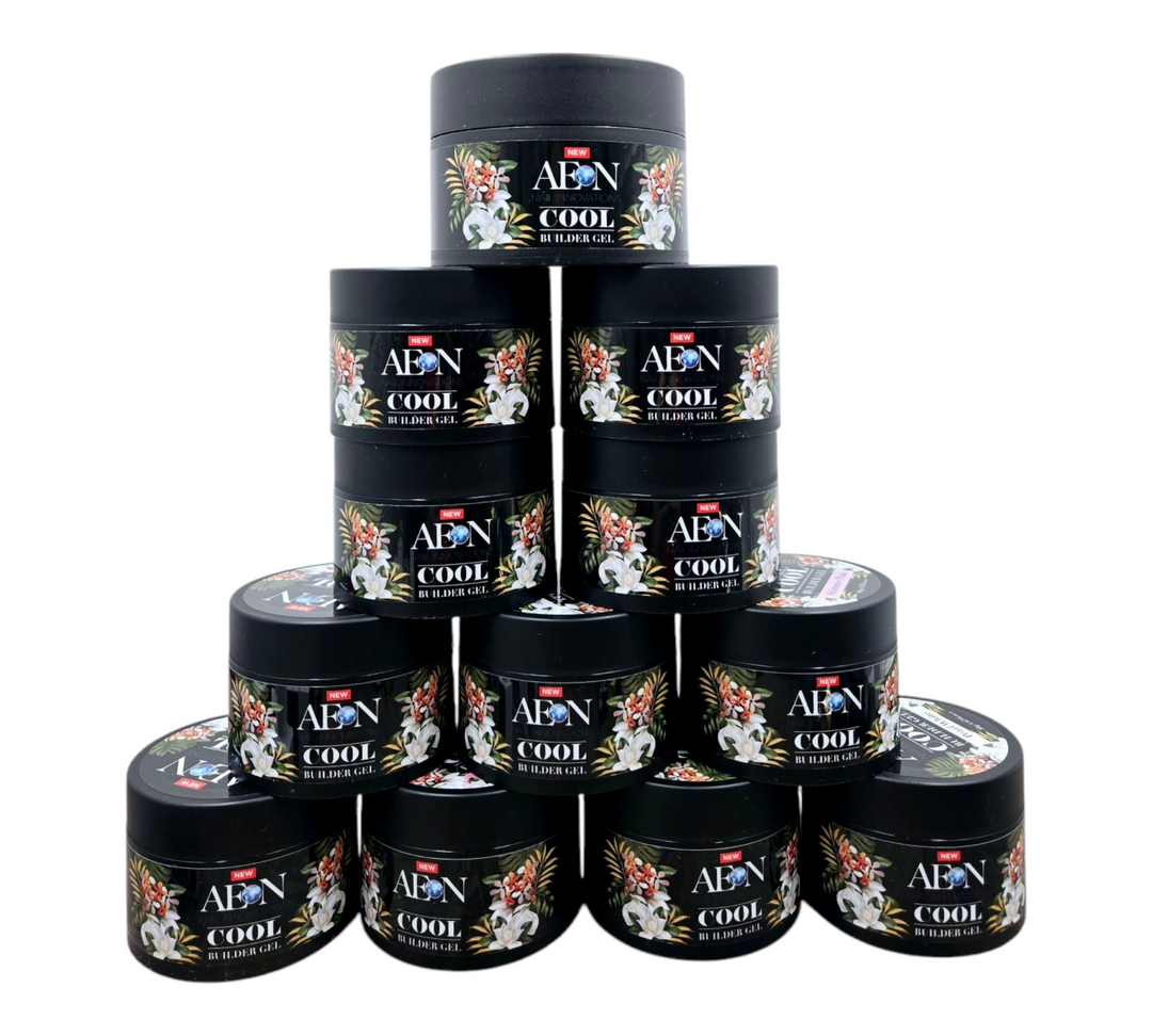 AEON JAR Cool Builder Gel Kit - 12 Colors Set (Absolutely No Heat)