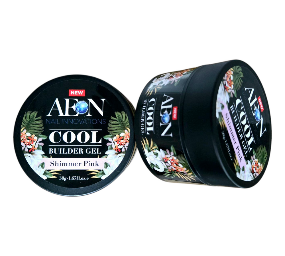 AEON JAR Cool Builder Gel 50g - Shimmer Pink