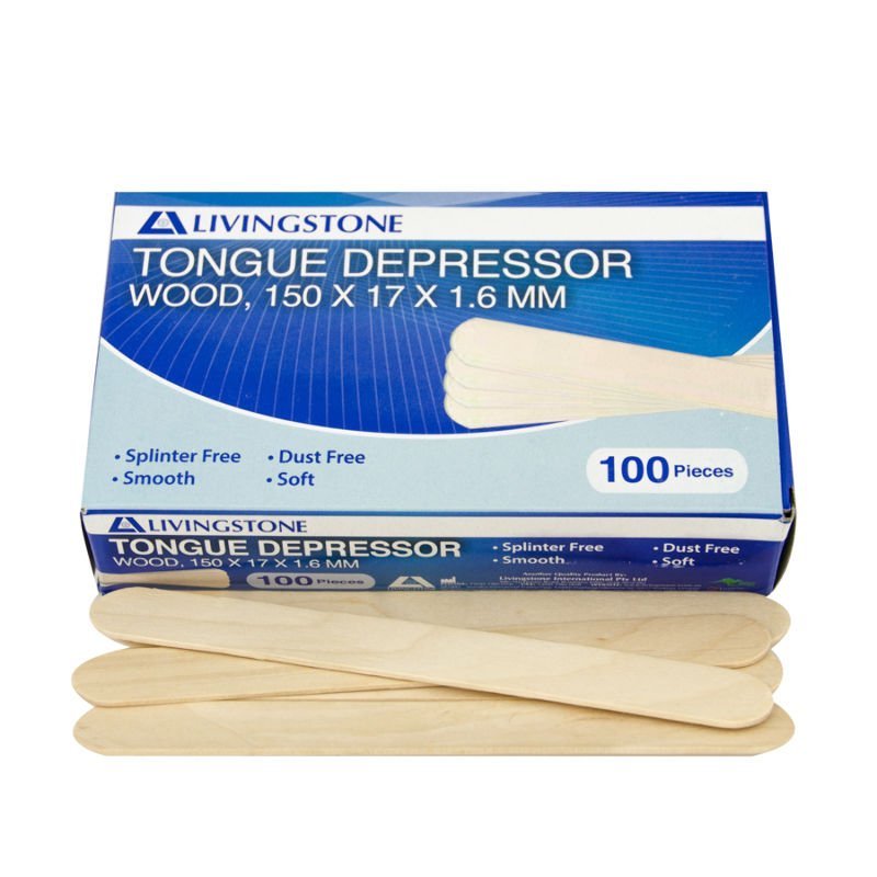 Living Stone - Spatula Disposable Tongue Depressor 100pk
